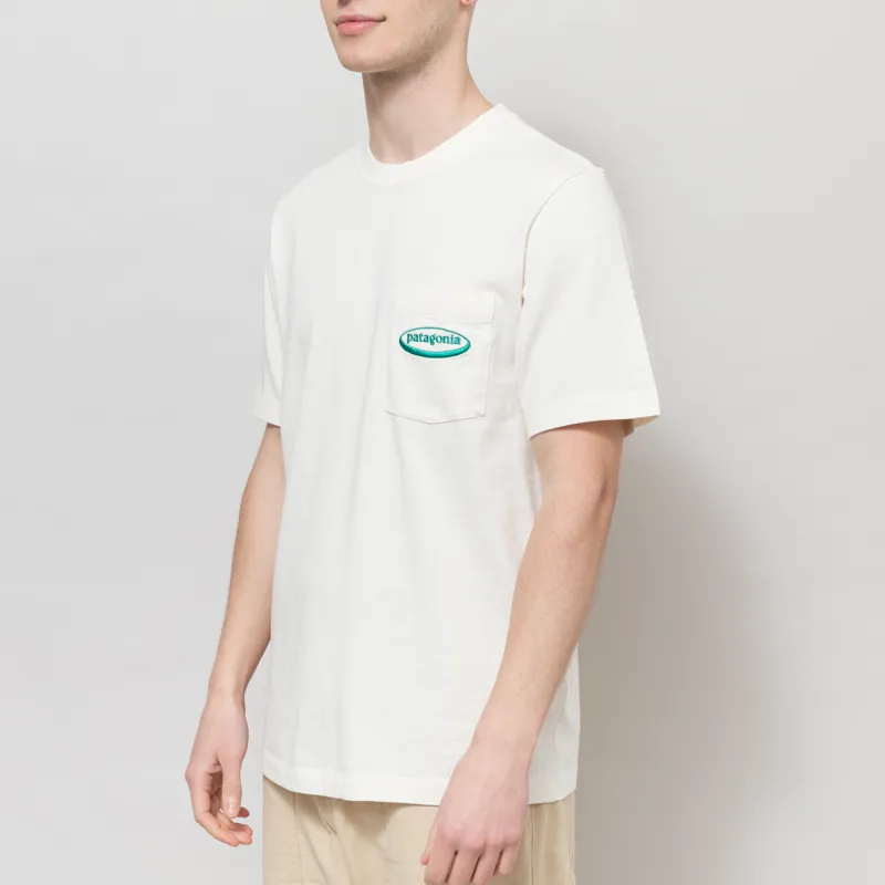 Patagonia '95 Oval Logo Pocket T Shirt Undyed Natural-1