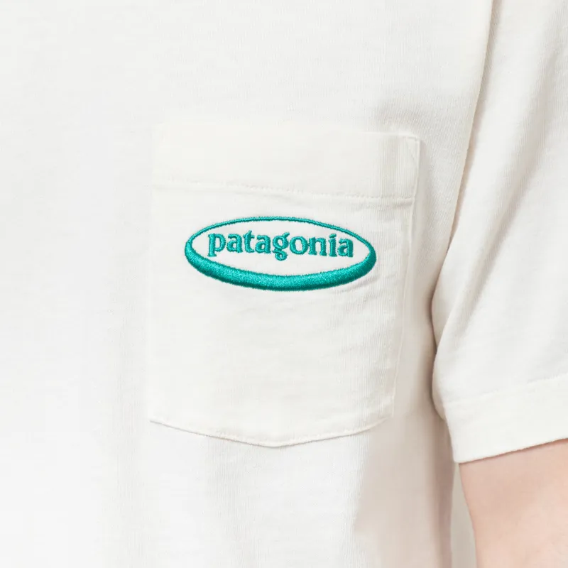 Patagonia '95 Oval Logo Pocket T Shirt Undyed Natural-4