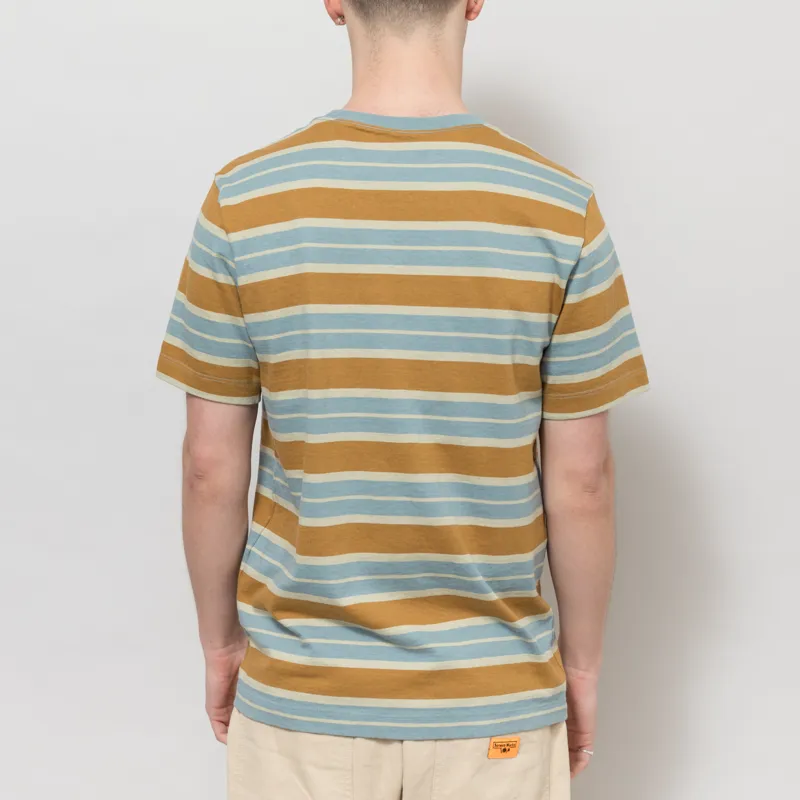 Patagonia Water People Mark Pocket T Shirt Big Wall Blue Sage-2