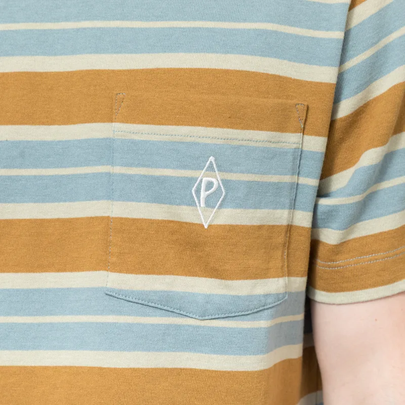 Patagonia Water People Mark Pocket T Shirt Big Wall Blue Sage-5