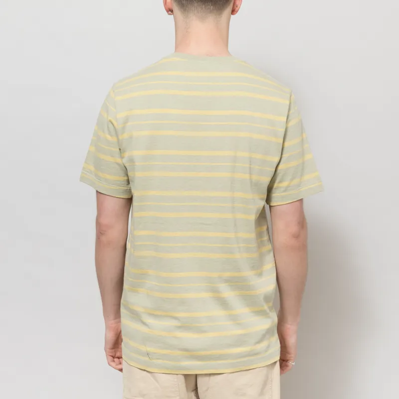 Patagonia Water People Mark Pocket T Shirt Steep Face Weathered Stone-2