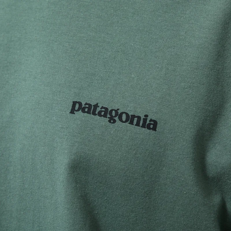 Patagonia P-6 Logo T Shirt Canopy Green-3