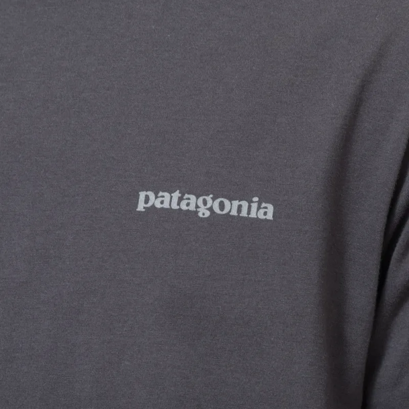 Patagonia P-6 Logo T Shirt Ink Black-6