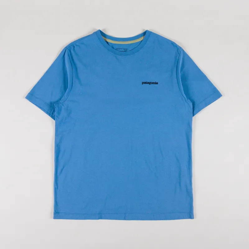 Patagonia P-6 Logo T Shirt Shore Blue-1