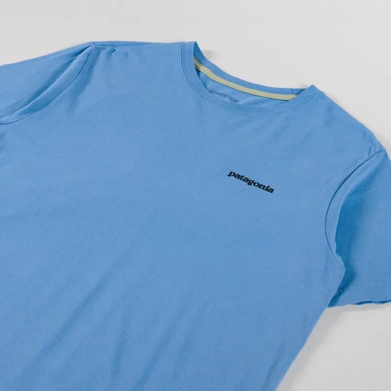 Patagonia P-6 Logo T Shirt Shore Blue-3