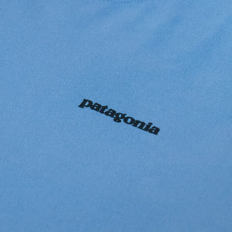Patagonia P-6 Logo T Shirt Shore Blue-4
