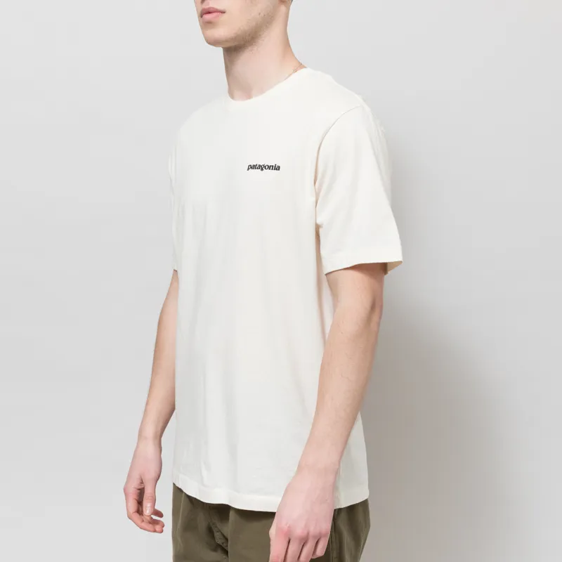Patagonia P-6 Logo T Shirt Undyed Natural-2