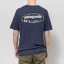 Patagonia 95 Oval Logo T Shirt New Navy Kaleido