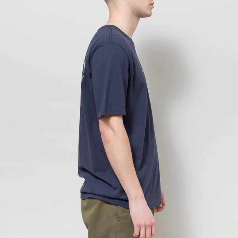Patagonia 95 Oval Logo T Shirt New Navy Kaleido-4