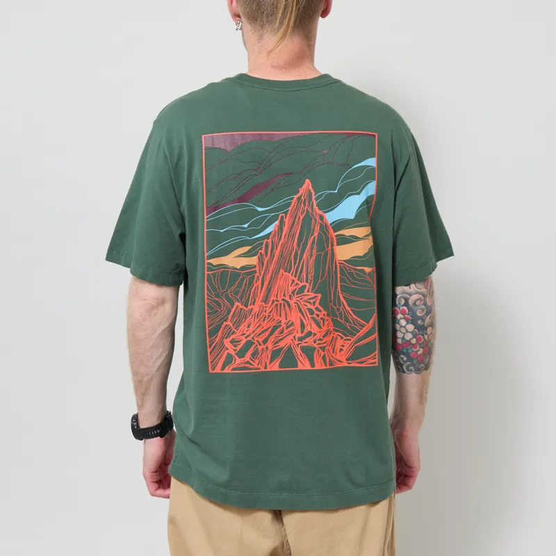 Patagonia Cloud Crag T Shirt Canopy Green