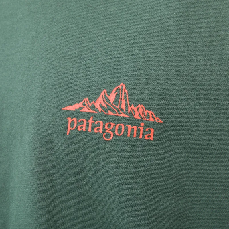 Patagonia Cloud Crag T Shirt Canopy Green-4