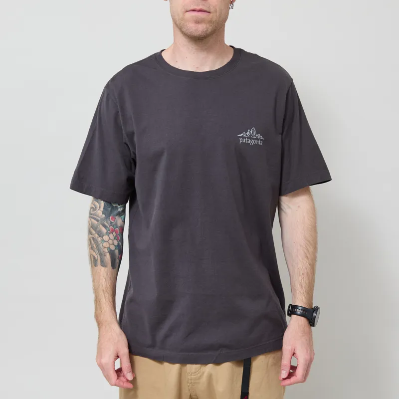 Patagonia Cloud Crag T Shirt Ink Black-2