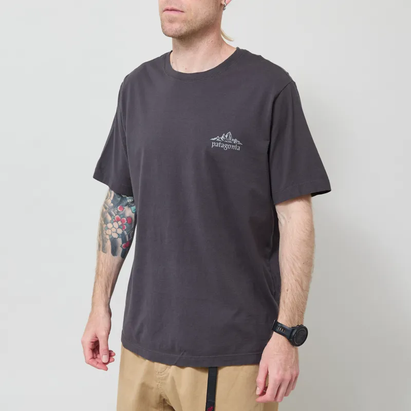 Patagonia Cloud Crag T Shirt Ink Black-1