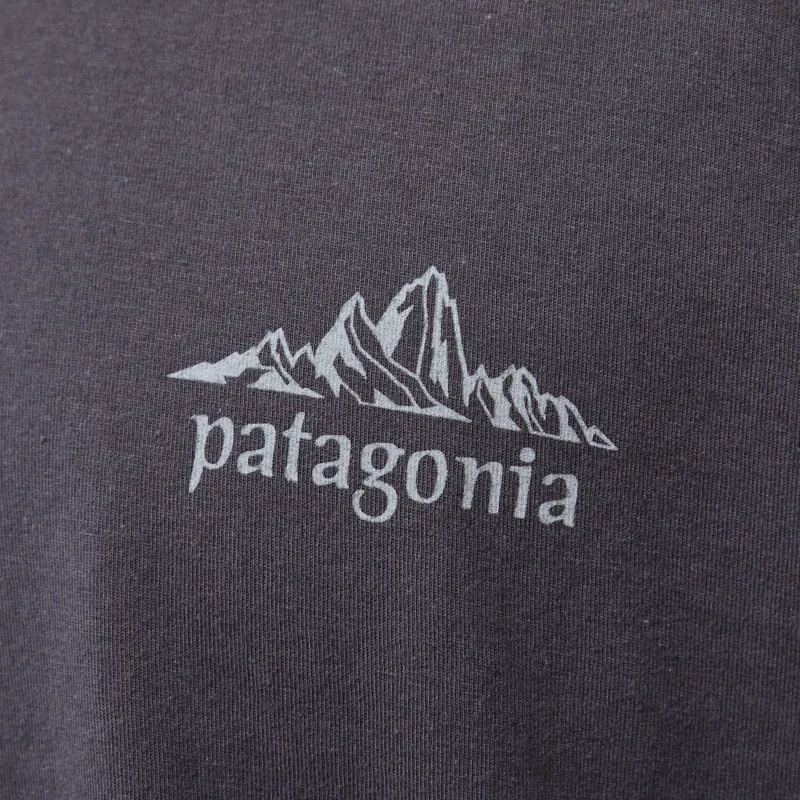 Patagonia Cloud Crag T Shirt Ink Black-4