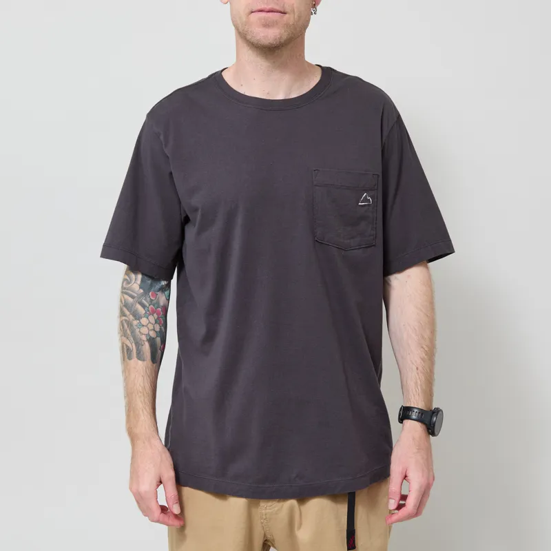 Patagonia Fitz Roy Massif Pocket T Shirt Ink Black