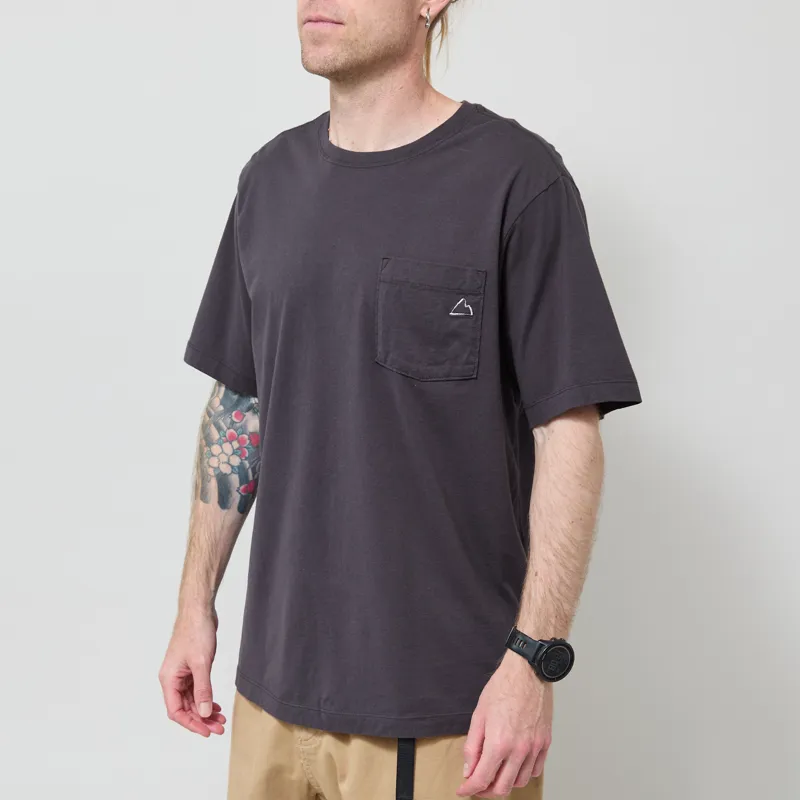 Patagonia Fitz Roy Massif Pocket T Shirt Ink Black-1