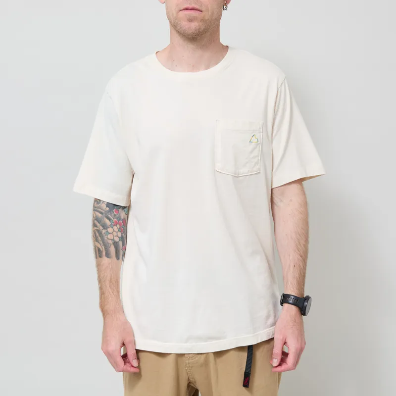 Patagonia Fitz Roy Massif Pocket T Shirt Undyed Natural