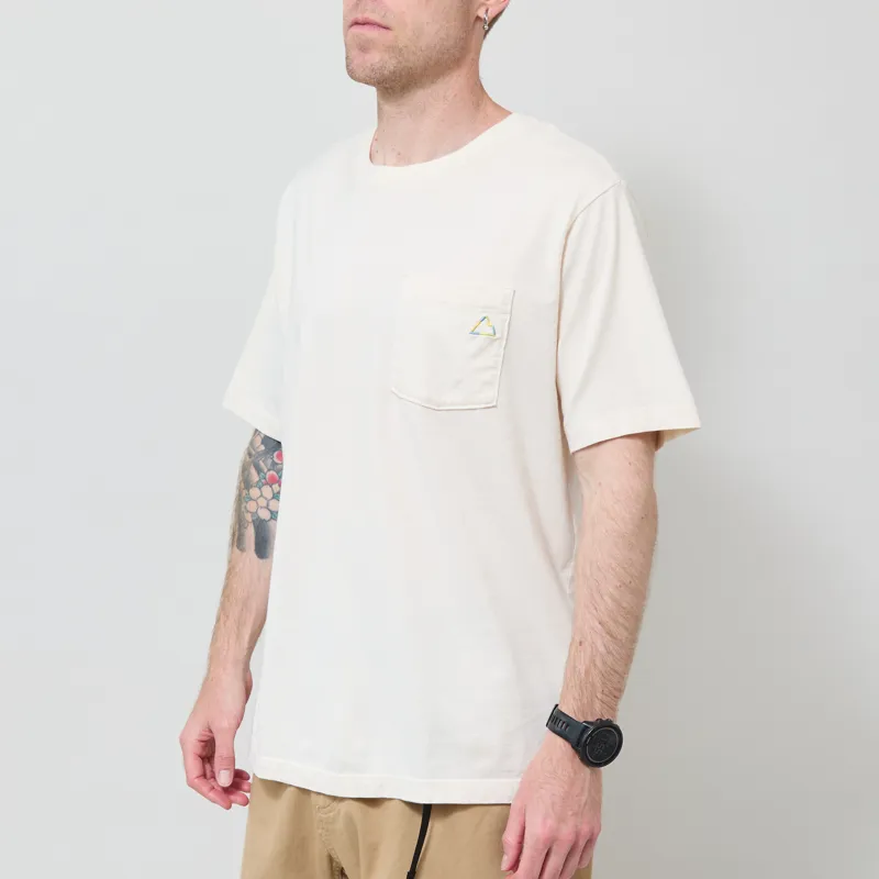 Patagonia Fitz Roy Massif Pocket T Shirt Undyed Natural-1