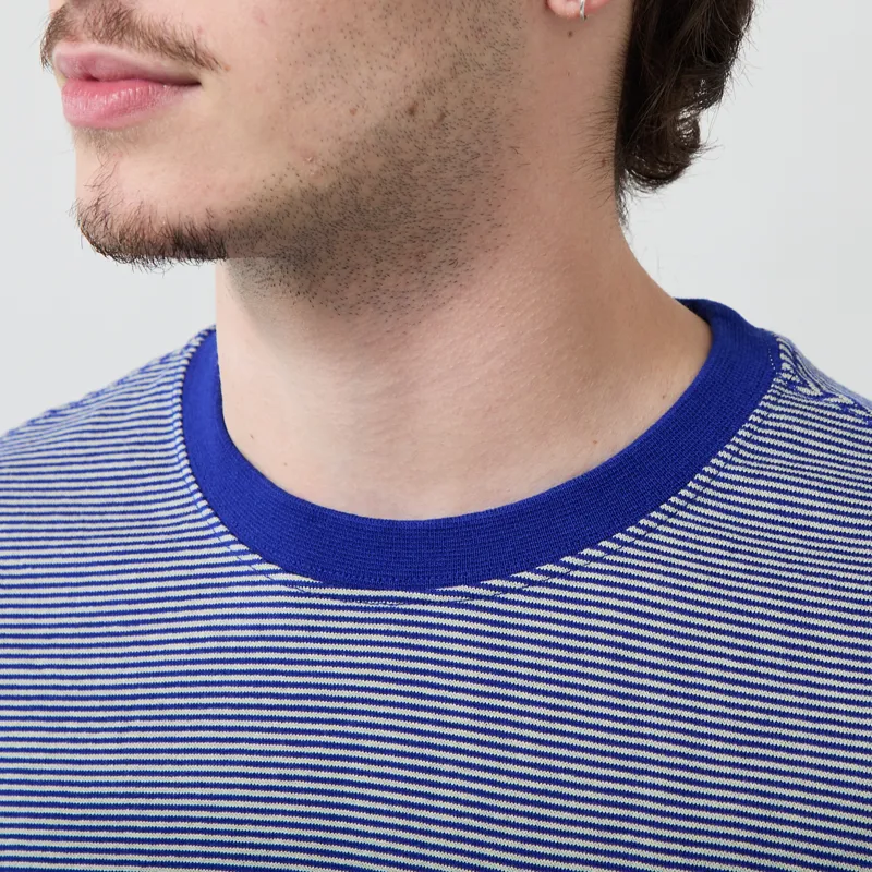 Patagonia Midweight Hut Tripper Label Pocket T Shirt Micro Cobalt Blue-3