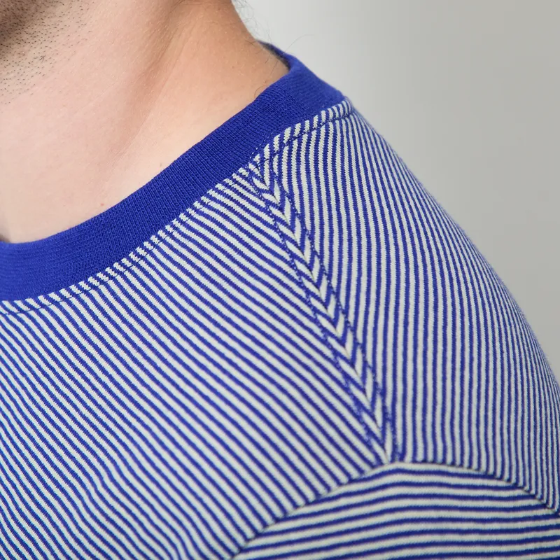 Patagonia Midweight Hut Tripper Label Pocket T Shirt Micro Cobalt Blue-6