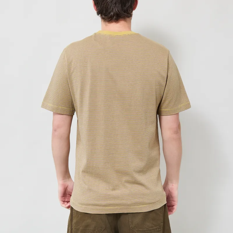 Patagonia Midweight Hut Tripper Label Pocket T Shirt Micro Lynx Tan-2