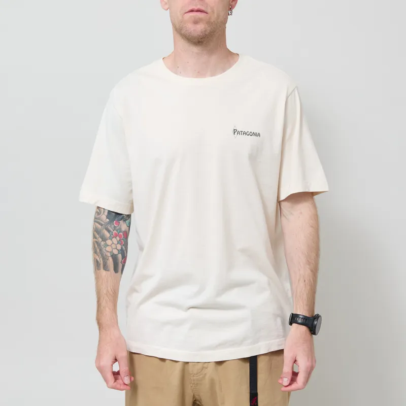 Patagonia Water People Banner T Shirt Undyed Natural-1