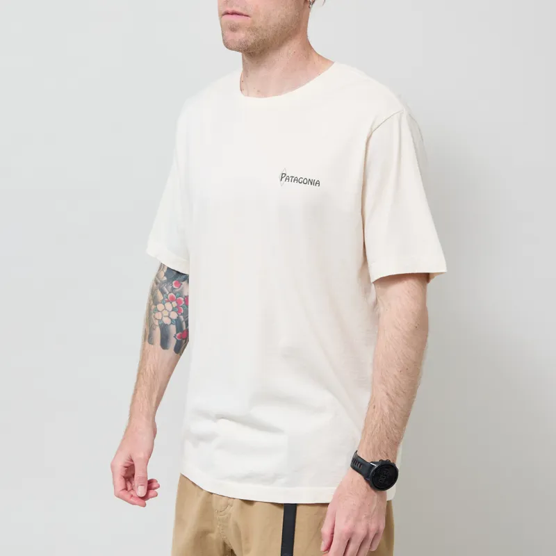 Patagonia Water People Banner T Shirt Undyed Natural-2