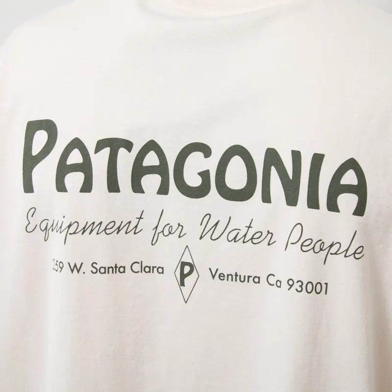 Patagonia Water People Banner T Shirt Undyed Natural-3
