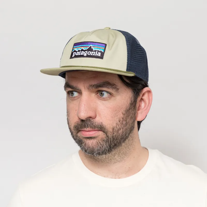 Patagonia Airfarer Cap P-6 Logo Weathered Stone