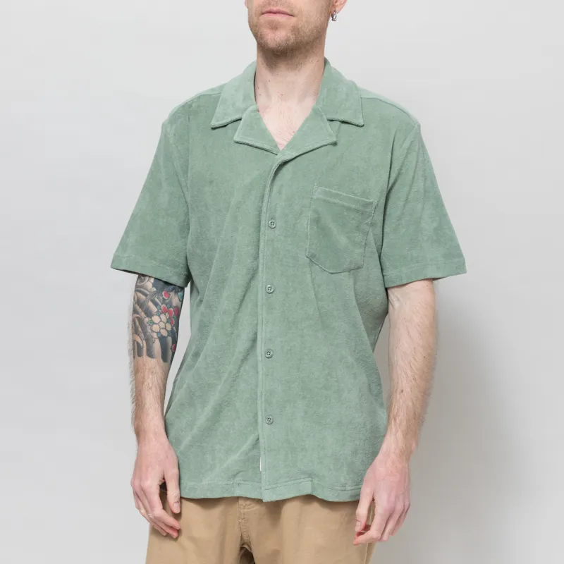Revolution Terry Cuban Shirt Mint