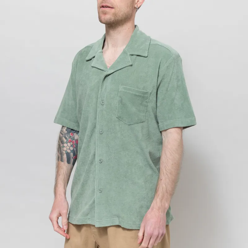 Revolution Terry Cuban Shirt Mint-1
