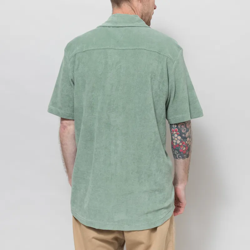 Revolution Terry Cuban Shirt Mint-2