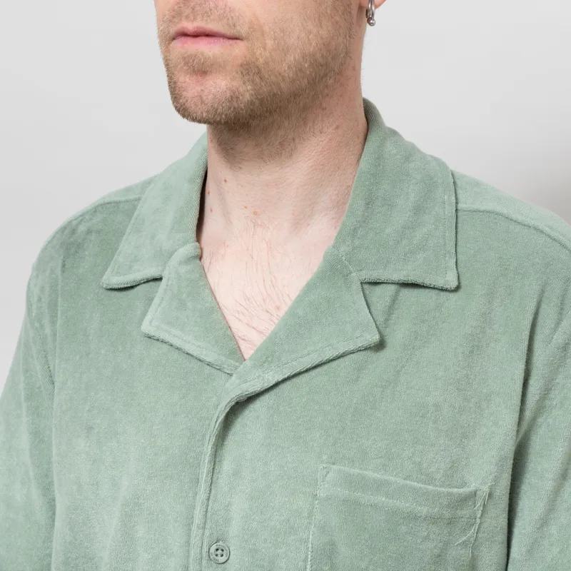 Revolution Terry Cuban Shirt Mint-3