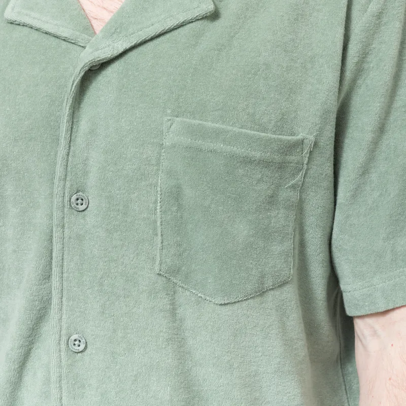 Revolution Terry Cuban Shirt Mint-5
