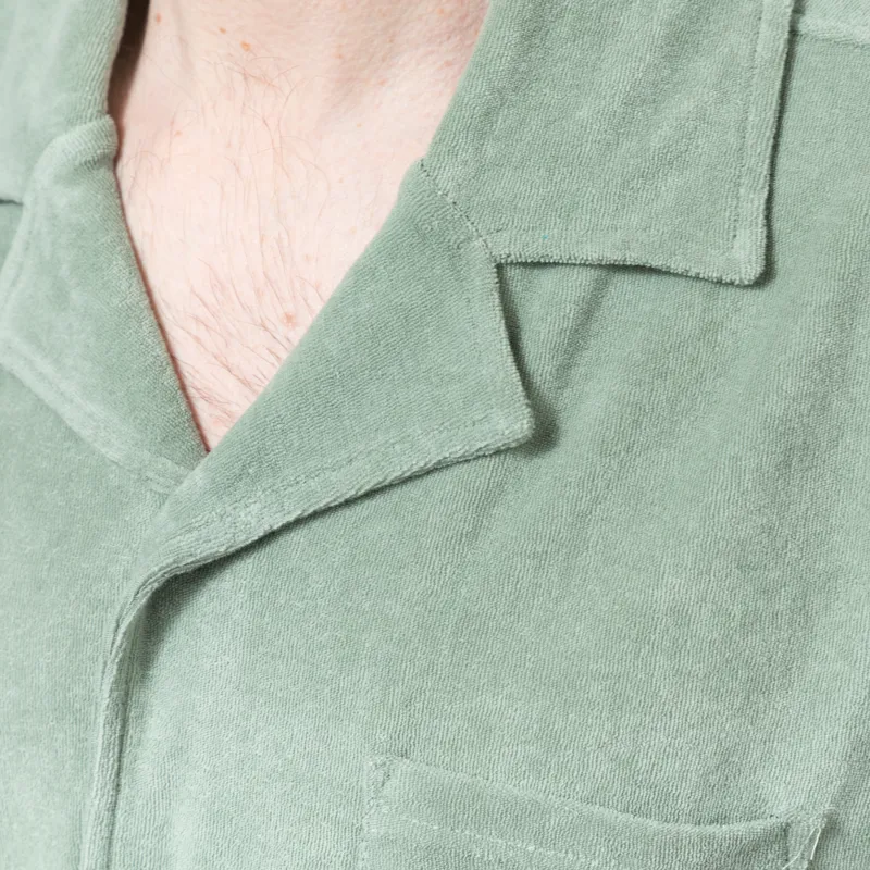 Revolution Terry Cuban Shirt Mint-4