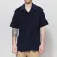 Revolution Terry Cuban Shirt Navy