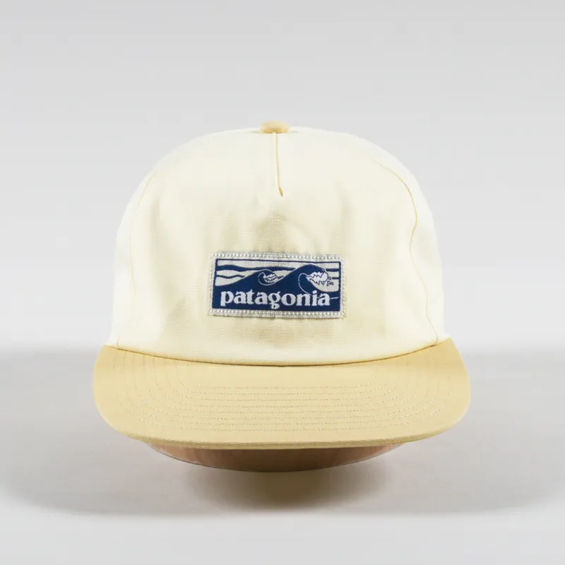 Patagonia Boardshort Label Funfarer Cap Buttercup Yellow-2