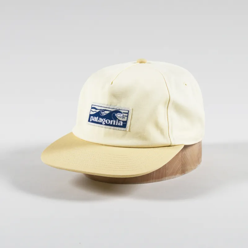 Patagonia Boardshort Label Funfarer Cap Buttercup Yellow