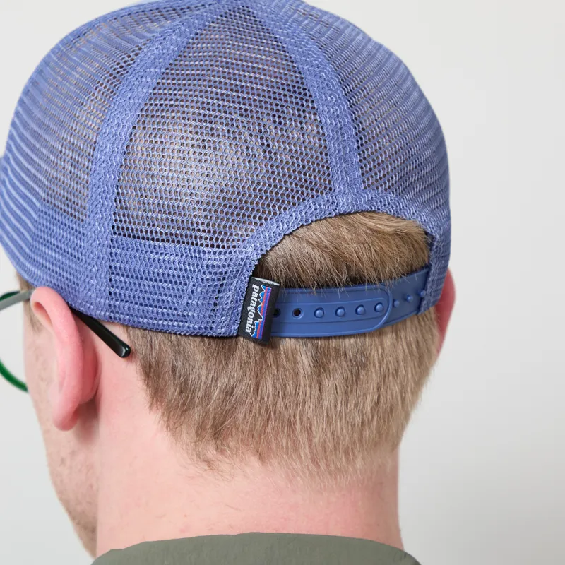 Patagonia P-6 Logo LoPro Trucker Hat Barnacle Blue-3