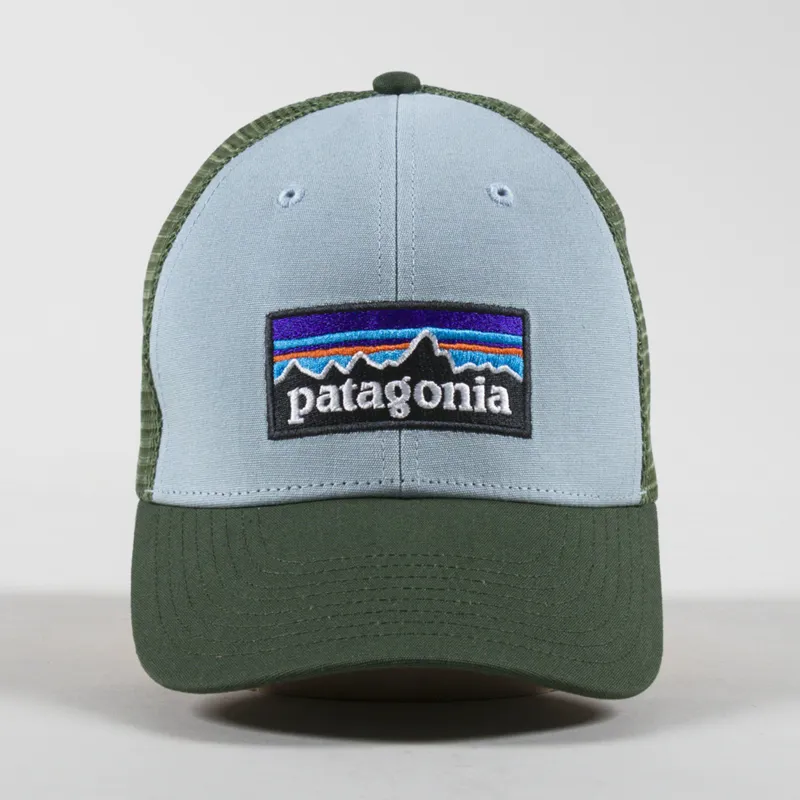 Patagonia P-6 Logo LoPro Trucker Hat Thermal Blue-1