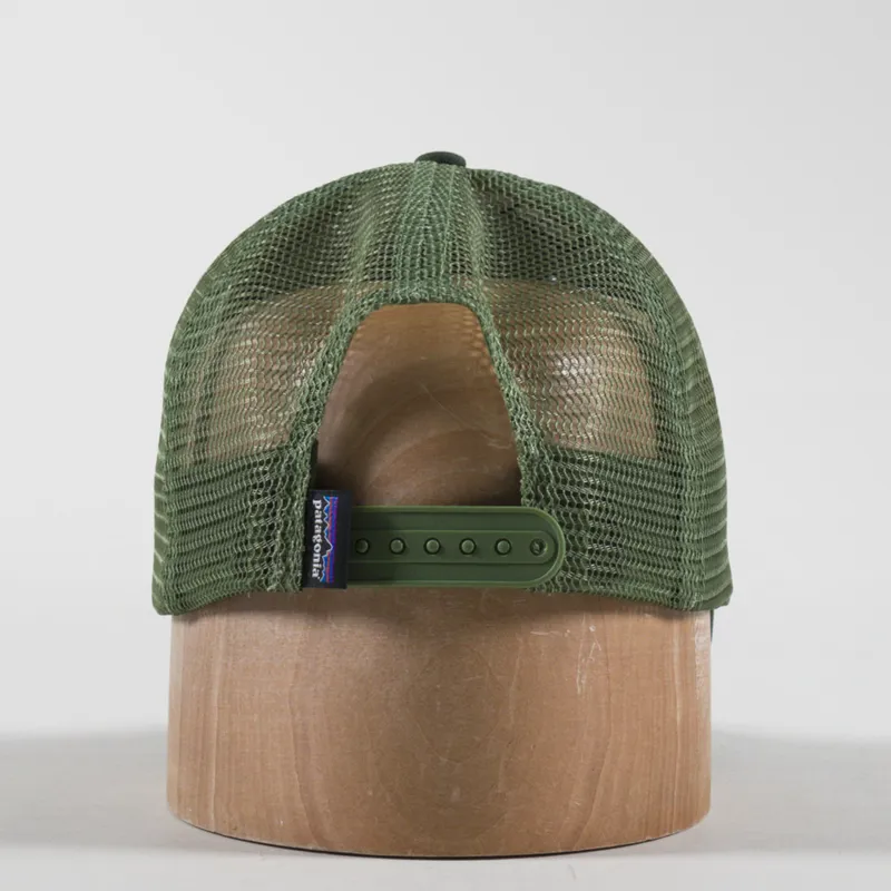 Patagonia P-6 Logo LoPro Trucker Hat Thermal Blue-3