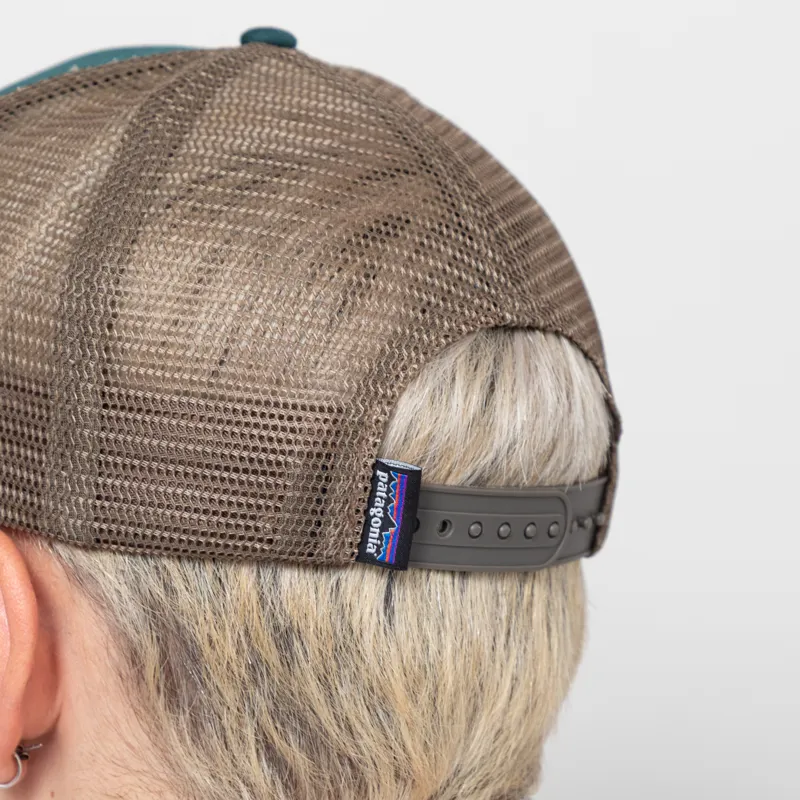Patagonia P-6 Logo LoPro Trucker Hat Cascade Green-4