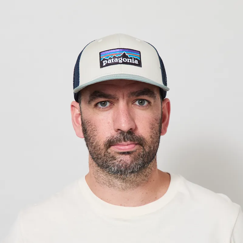 Patagonia P-6 Logo Trucker Hat Pumice-1