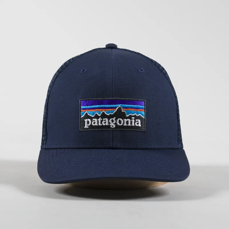 Patagonia P-6 Logo Trucker Hat New Navy-1