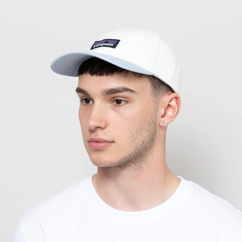 Patagonia P-6 Label Trad Cap Birch White Fleck Blue