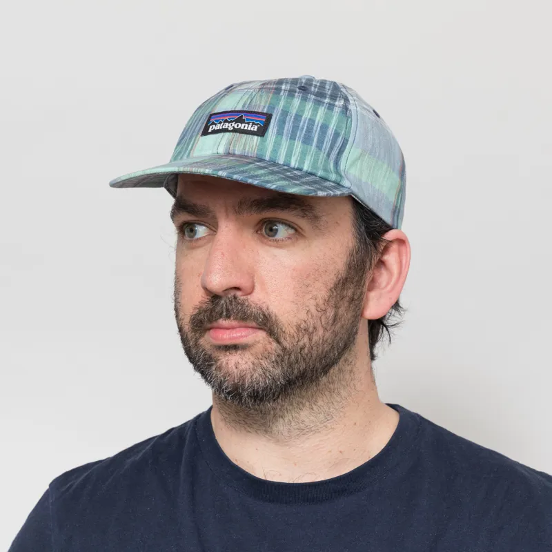 Patagonia P-6 Label Trad Cap Melt Away Still Blue