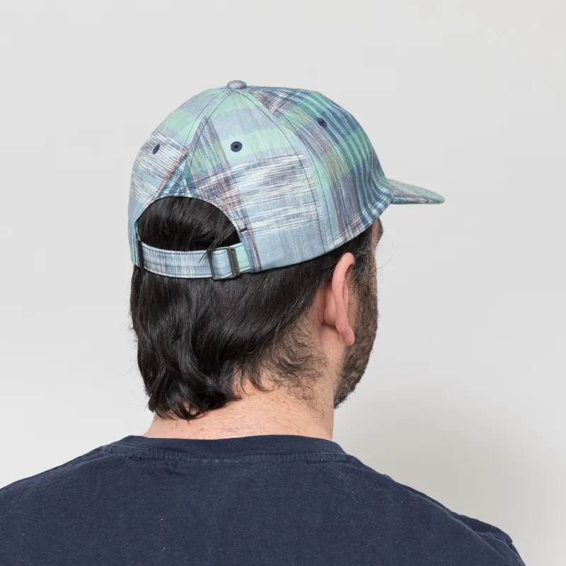 Patagonia P-6 Label Trad Cap Melt Away Still Blue-2