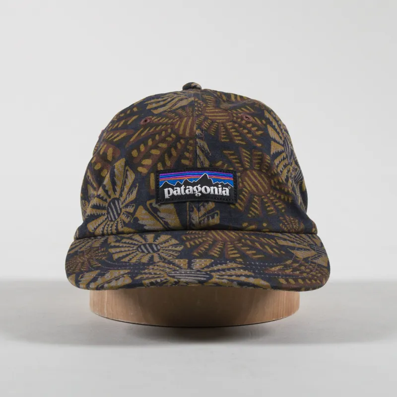 Patagonia P-6 Label Trad Cap Sun Wave Smolder Blue-1