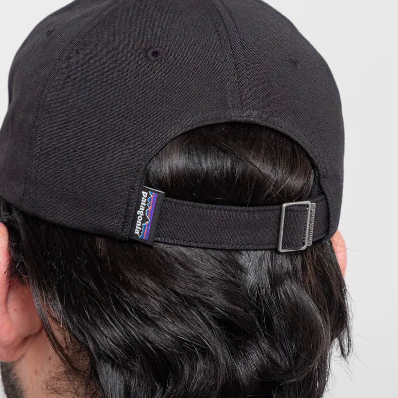 Patagonia Fitz Roy Icon Trad Cap Text Logo Ink Black-4