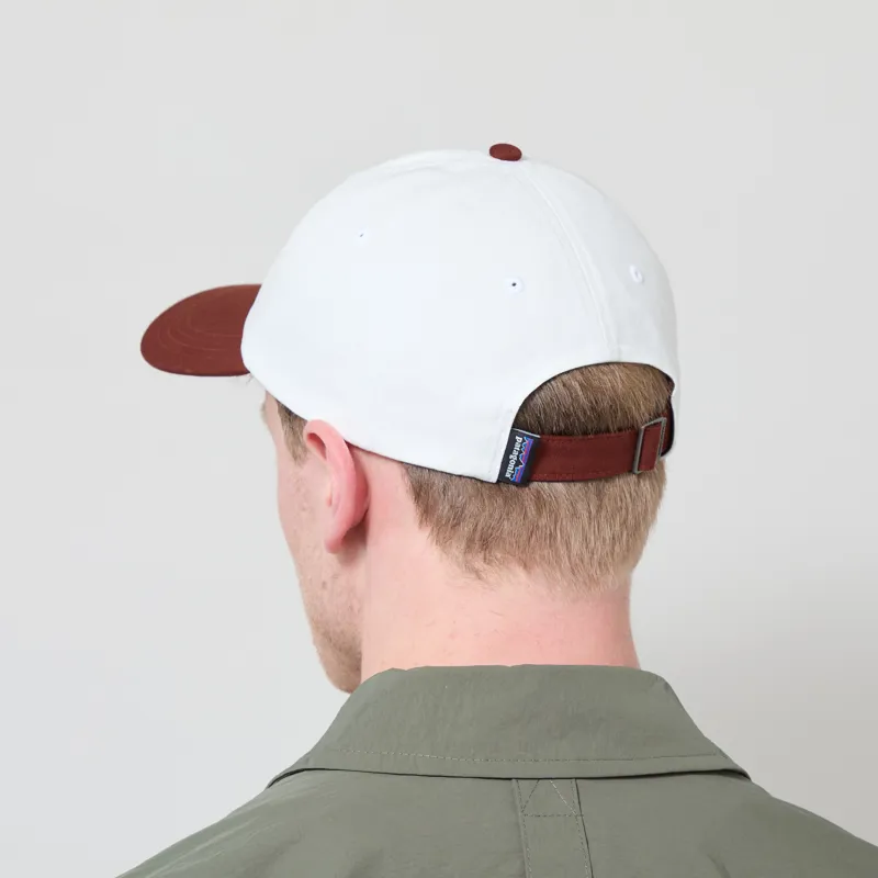 Patagonia Fitz Roy Icon Trad Cap Text Logo Dried Vanilla-3